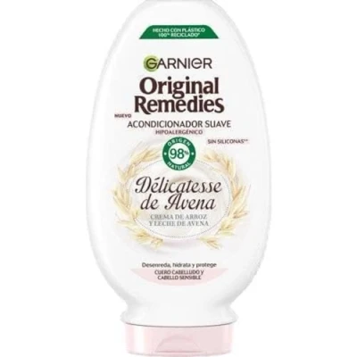 Imagen de Garnier Original Remedies Delicatesse de Avena Acondicionador Suave Calmante, para Pelo Normal y Sensible, 250 ml (Paquete 1)