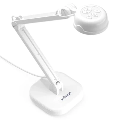 Imagen de INSWAN INS 1 Cámara de Documentos USB &amp; Visualizador 8MP Ultra HD, Autoenfoque, Luz LED, Micrófono Windows, Mac OS, Chromebook para Educación a Distancia, Conferencias Web, demostraciones en Vivo