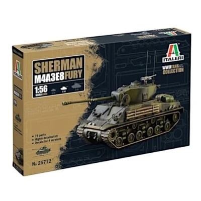 Imagen de ITALERI 1/56 M4A3E8 SHERMAN FURY (2/24) *