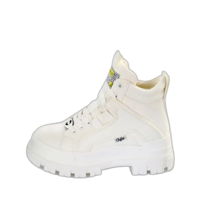Imagen de Buffalo Aspha NC MID Botines con cordones, Mujer, Talla: 39, White Zapatos