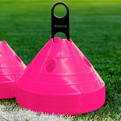 Imagen de FORZA Superdome Conos Extragrandes para Entrenamientos de Fútbol (Variedad Colores) (Rosa)