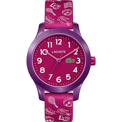 Imagen de Lacoste Reloj Analógico de Cuarzo para Niños con Correa en silicona Rosa 2030012