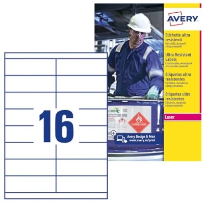 Imagen de Avery España B5274 50 Caja de 800 etiquetas para uso industrial