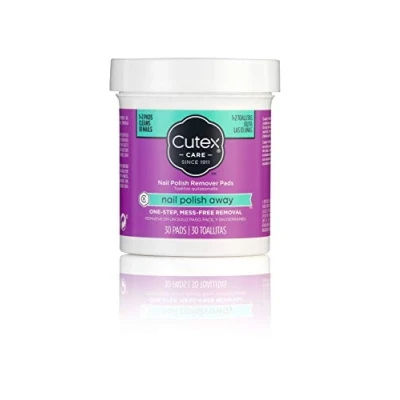 Imagen de Cutex Almohadillas removedoras de esmalte uñas, preempapadas con jojoba y aceite almendras dulces, 1.0 unidades