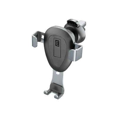 Imagen de Soporte de coche para móvil CellularLine HANDYWINGPROK, Negro, Plata