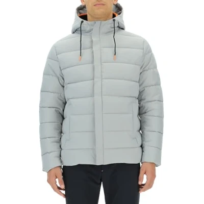 Imagen de JEEP O102968 G229 XP CHAQUETA TÉCNICA ACOLCHADA PARA Hombre con CAPUCHA Bolsillos cremallera JX23A Medium Grey S