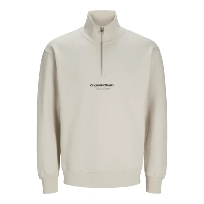 Imagen de Jack &amp; Jones Jorvesterbro Quarter Sudadera, Hombre, Talla: Small, Moonbeam