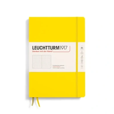 Imagen de LEUCHTTURM1917 366169 Libreta Composition (B5) 178 x 254 mm, Tapa Dura, 219 páginas numeradas, Limón, Puntos
