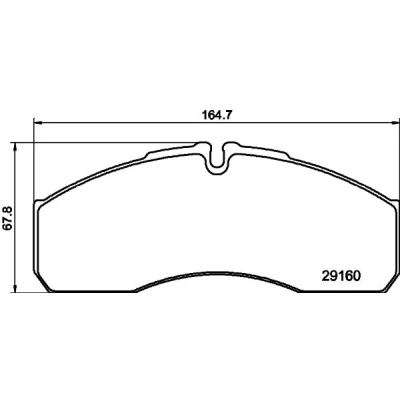 Imagen de HELLA 8DB 355 005 401 Juego de pastillas freno preparado para indicador desgaste IVECO: DAILY 3 Kasten/Kombi,