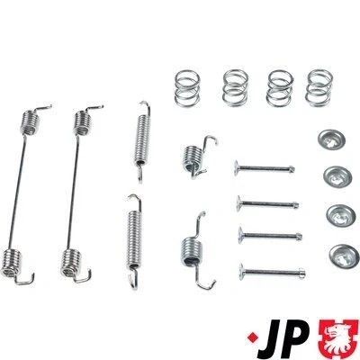 Imagen de JP GROUP 6163950110 Juego de accesorios, zapatas freno Eje trasero SMART: City Coupe, Fortwo II Coupé, Roadster Coupé