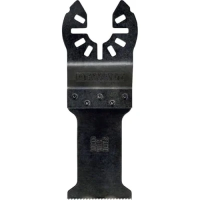 Imagen de DeWalt DT20701 QZ Hoja de Sierra para Madera con Clavos 30mm x 43mm Multi Herramienta oscillante, 0 W, V, Arándano