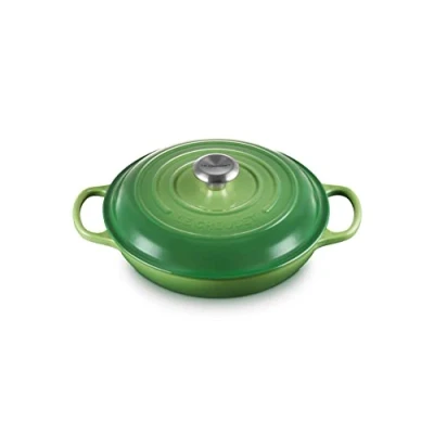 Imagen de Le Creuset Cacerola baja de hierro fundido, 26 cm, 2, 2 L, Bamboo , 21180264082430