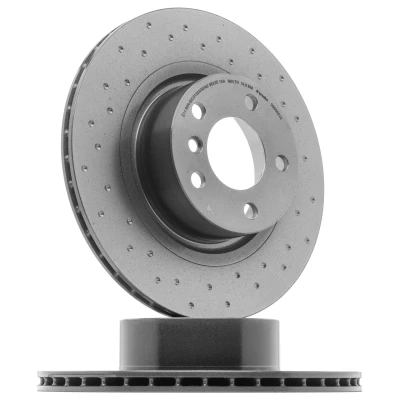 Imagen de BREMBO 09.B569.1X Disco de freno 330 20 5 perforado/ventil. int. revestido altamente carbonizado con tornillos BMW: X3, X4, TOYOTA: Prius II Liftback