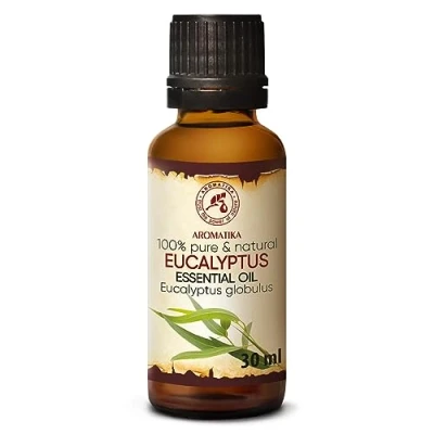 Imagen de Aceite de Eucalipto 30ml 100% Puro &amp; Natural Esencial Eucalyptus Globulus China Mejor para belleza Sauna Aromaterapia Inhalación Difusor Spa Promueve Salud