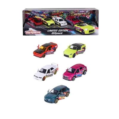 Imagen de Majorette Giftpack SL 11 5Pcs Estuche de 5 vehciules los cuales 2 exclusivos Edición Limitada Graffitis 212054039