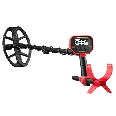 Imagen de Detector de Metales Minelab Vanquish 340 Multifrecuencia Auto Selector para Adultos con Bobina V10 10 &quot;x7 Doble D Impermeable (3 Modos Detección)