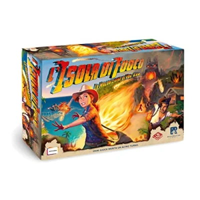 Imagen de Asmodee La Isla de Fuego: Maldición Vul Kar Juego Mesa, 2 4 Jugadores, 7+ años, Edición en Italiano