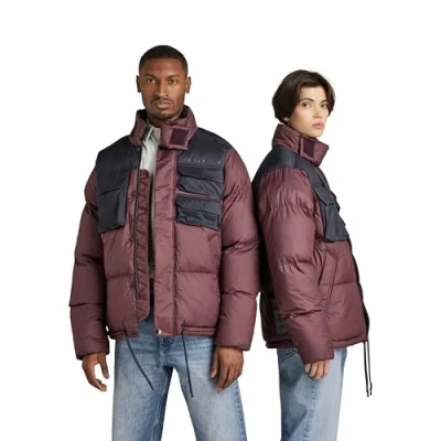 Imagen de G STAR RAW Unisex Attac Utility Steppjacke, Chaquetas para Hombre, Púrpura (vineyard wine D21937 B958 D303), XL