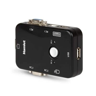Imagen de Hamlet Hnkvm3u Interruptor De Ratón/teclado/video (kvm)