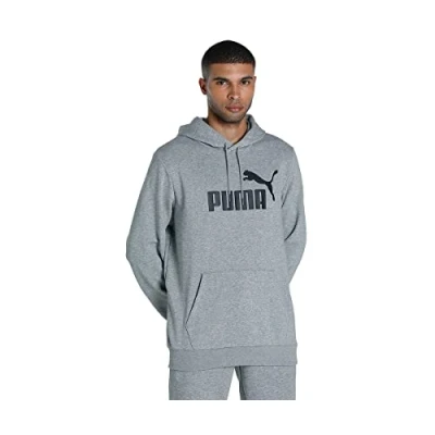 Imagen de PUMA ESS Big Logo Hoodie TR Sudadera, Hombre, Medium Gray Heather, S