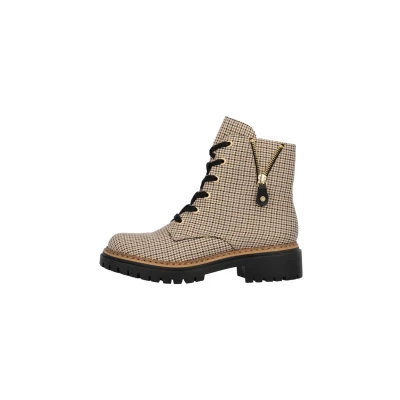 Imagen de Rieker 72617, Botas de Motorista Mujer, Beige, 41 EU