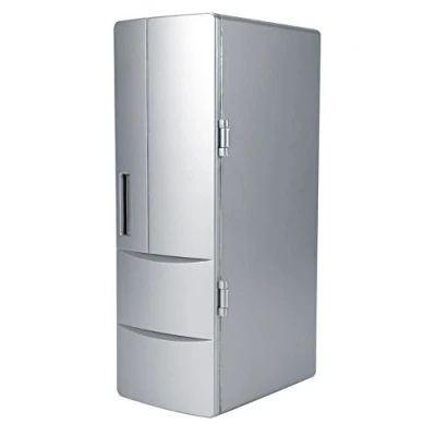 Imagen de Frigoríficos pequeños Nevera pequeña Mini refrigerador USB Multifuncional de Bebidas para Auto Portátil con congelador la Oficina en casa