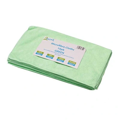 Imagen de Exel CNT01624 Pack de 10 paños Microfibra, 40 x cm, Color Verde