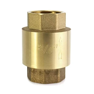 Imagen de QWORK® Válvulas de comprobación con Rosca interna G3/4 (DN20), Válvula Latón