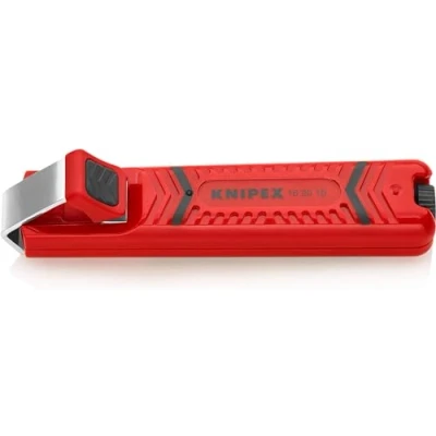 Imagen de Knipex Pelamangueras con hoja de bisturí carcasa plástico resistente a los golpes 130 mm 16 20 SB