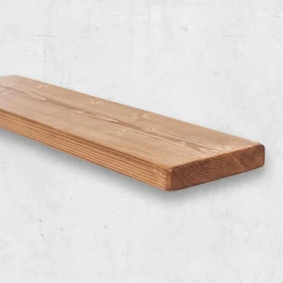 Imagen de Chill House Estantería Flotante rústica 22 cm x 4.4 cm, Nuez, 160cm