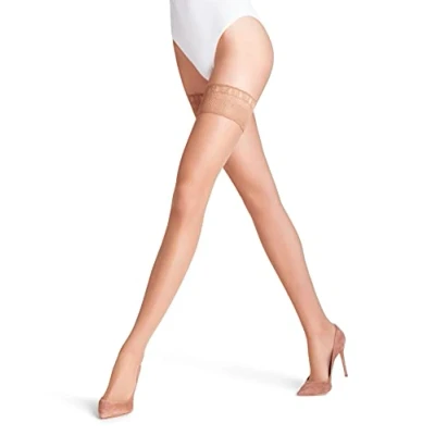 Imagen de FALKE Lunelle 8 DEN W STU ultra transparente unicolor 1 par, Medias Mujer, Color piel (Powder 4169), M