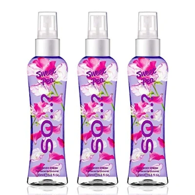 Imagen de Body Mist by So…? Womens Sweet Pea Fragrance Spray 100ml Bundle (Pack of 3)