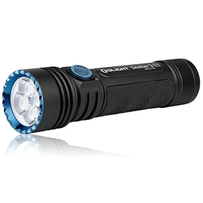 Imagen de OLIGHT Seeker3 Pro Linterna Caza LED 4200 Lúmenes 250 Metros Recargable largo alcance Camping con Sensor Alta Potencia Impermeable IPX8 Para Senderismo al Aire Libre y Diario