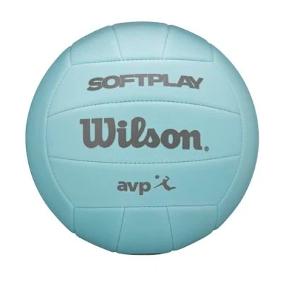 Imagen de WILSON AVP Soft Play Balón de voleibol, tamaño oficial, color azul