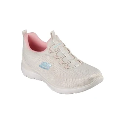 Imagen de Skechers, Summits New Nature Mujer, Tejido Natural Rosa con Ribete Aguamarina, 43 EU