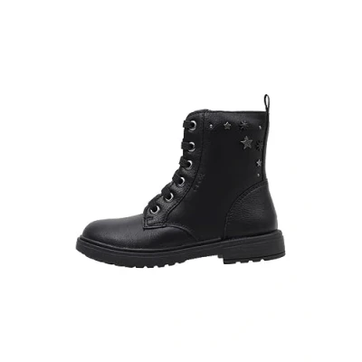 Imagen de Geox Eclair GIRL Botines con cordones para niños, Talla: 38, Black Zapatos