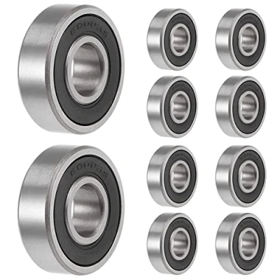 Imagen de 10 piezas 6000 2RS rodamiento de bolas 10x26x8mm con doble escudo para bricolaje, tornos, motores, impresoras 3D, fresadoras, dispositivos mecánicos diversos.