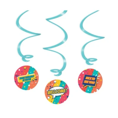 Imagen de PD Party Hanging Swirls, Multicolor (7024119)