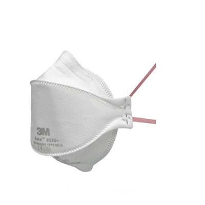 Imagen de 3M Respirador Aura 9330+ FFP3, máscara antipolvo sin válvula, filtro de baja resistencia para facilitar la respiración, facial protectora, certificación EN 149:2001+A1:2009