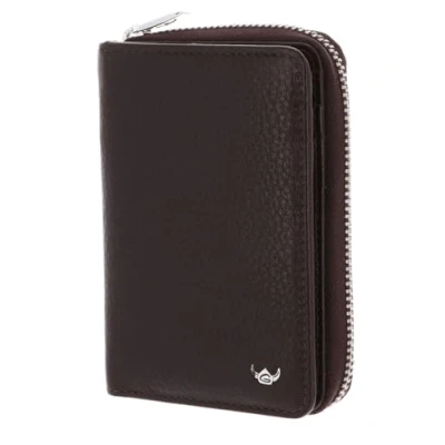 Imagen de Golden Head Capri RFID Protect Zipped Billfold Coin Wallet Darkbrown