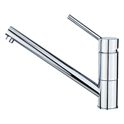 Imagen de Teka Grifo De Cocina Monomando Caño Bajo Auk 913 Color Cromo Ref 509130200 Giratorio