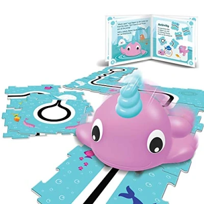 Imagen de Learning Resources La narval Dipper, mascota codificadora Go Pets de Coding Critters , STEM, juguete para aprender a codificar una edad temprana, interactiva, niños 4+ años