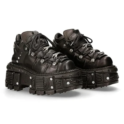 Imagen de New Rock Botines Piel Militar Original Plataforma M.TANK106 C2 (Numeric_39)