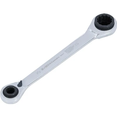 Imagen de BGS Diy 30007 Llave combinada con carraca 4 en 1 10 x 13 17 19 mm