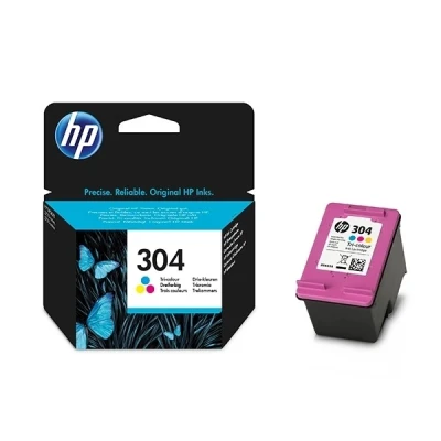 Imagen de Cartucho de tinta HP Original 304, Tricolor, N9K08AE