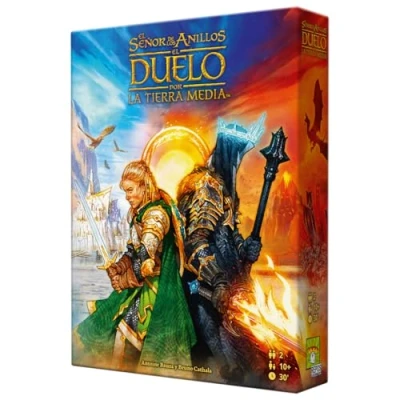 Imagen de Repos Production El Señor de los Anillos: Duelo por la Tierra Media Juego Mesa Estrategia para 2 Jugadores Creado Antoine Bauza y Bruno Cathala Edades 10+, 30 Minutos