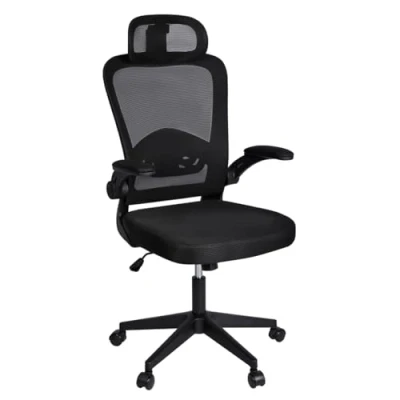 Imagen de T LOVENDO.ES Silla de Oficina Ergonómica, Escritorio, Ejecutiva, Giratoria con Ruedas, Juegos Malla Transpirable, Reposacabezas y Apoyabrazos Ajustable, Soporte Lumbar para Oficina, Casa