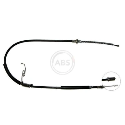 Imagen de A.B.S. K17858 Cable de Freno Mano 1282 Tambor para dirección izquierda/derecha FORD: Transit Mk5 Furgón, Camión plataforma/Chasis