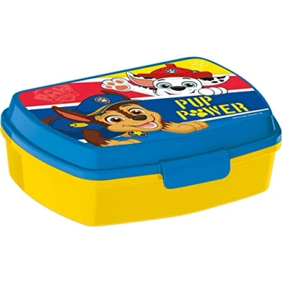 Imagen de ALMACENESADAN 2660; Sandwichera rectangular multicolor premium Patrulla; Paw ; producto de plástico, Libre BPA;
