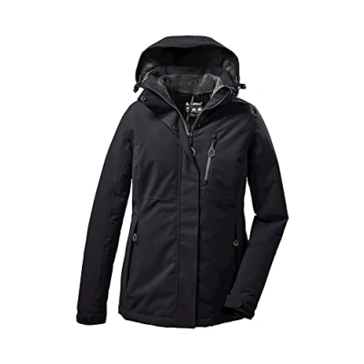 Imagen de killtec Mujer Chaqueta funcional/chaqueta de invierno con capucha cremallera KOW 140 WMN JCKT, herbstlaub, 36, 37411 000